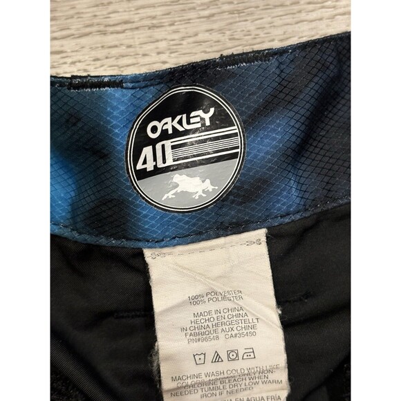Oakley Board Shorts Mens 40 Black Frogyle Technology Frog Swim Trunks Surf - Picture 3 of 5